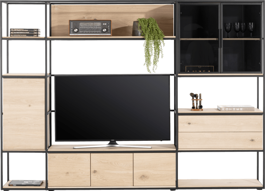 XOOON - Modulo - Minimalistisches Design - TV-Wand 270 cm - 5 Niveau