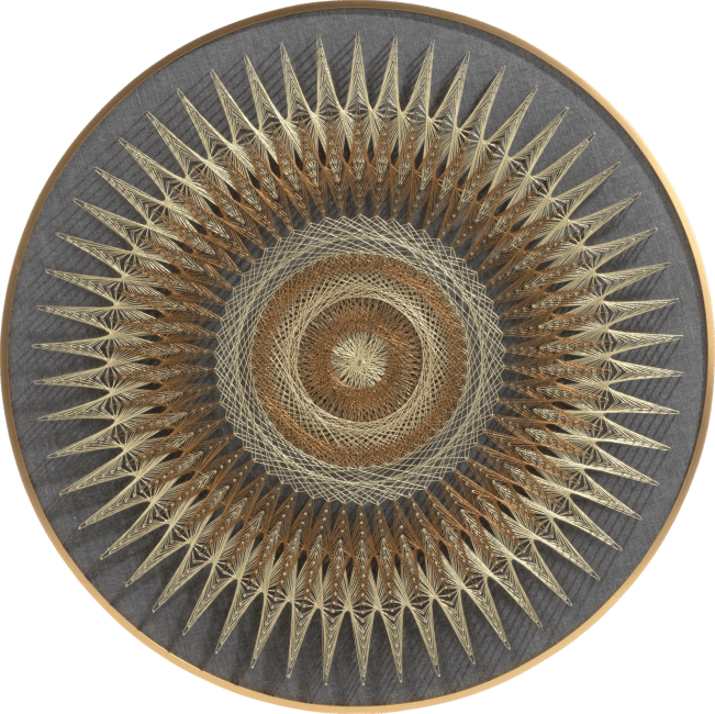 COCOmaison - Coco Maison - Vintage - Spiral 3D Wanddeko 80x80cm
