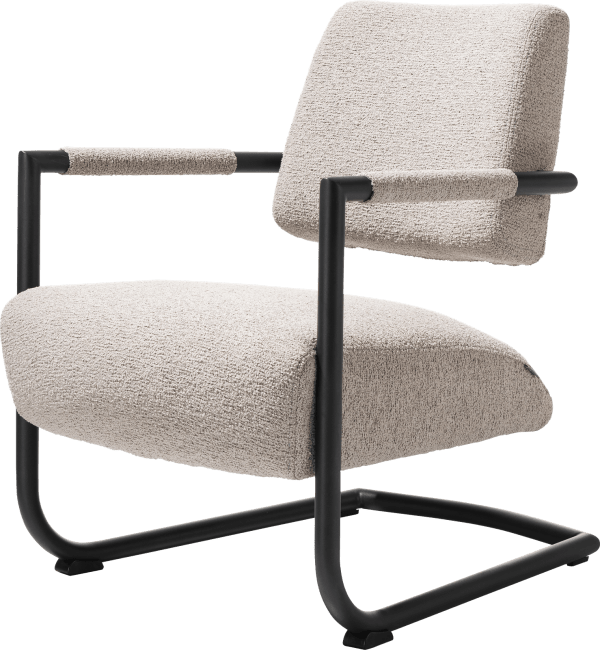 XOOON - Zeno - Design minimaliste - fauteuil - swing ROB - tissu boucle