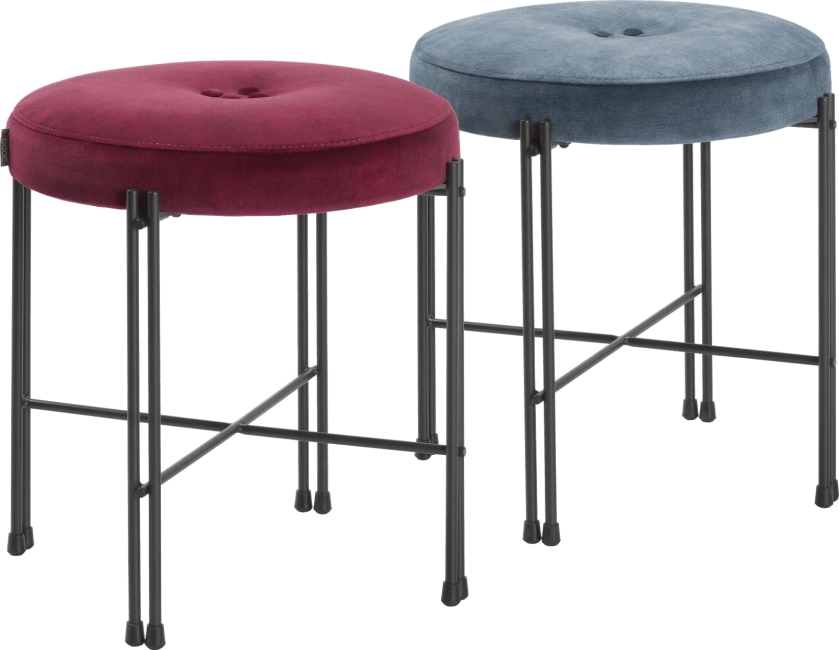 XOOON - Roos - Canapes - pouf etroit + cadre a monter - tissu Serena