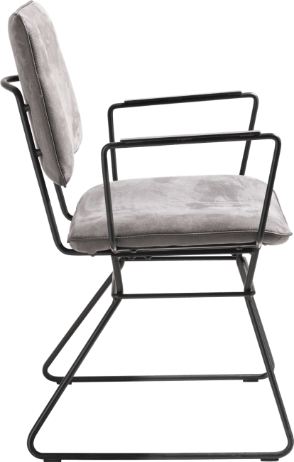 XOOON - Otis - design Scandinave - fauteuil - cadre noir - Kibo