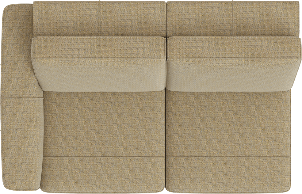 XOOON - Denver - Minimalistisches Design - Sofas - 2-Sitzer Armlehne links