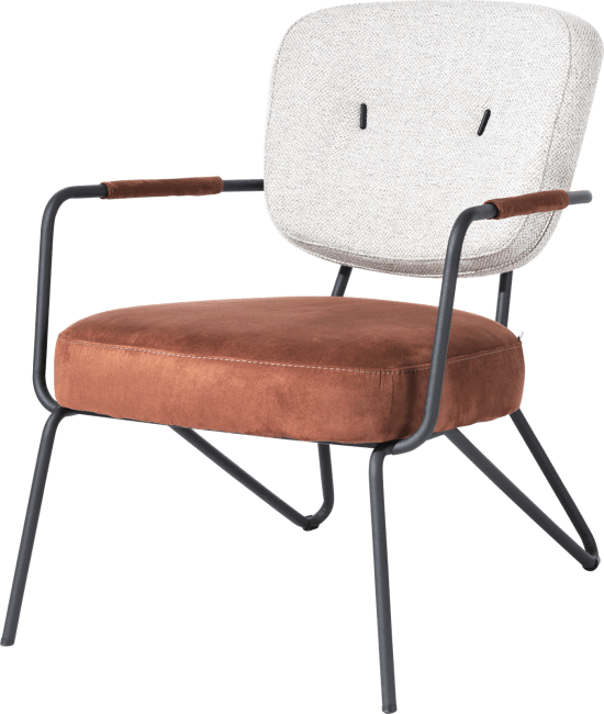 XOOON - June - design Scandinave - fauteuil - cadre off black