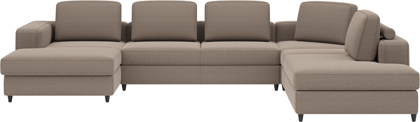 XOOON - Verona - Minimalistisches Design - Sofas - 2-Sitz Element ohne Armlehne