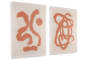 Henders & Hazel - COCOmaison - Organic Abstract Set von 2 Bilder 70x100cm