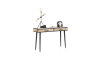 XOOON - Kinna - Skandinavisches Design - Wandtisch 120 x 40 cm + 2-Laden ohne Laden-Geleiter