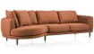 H&H - Portland - Moderne - Canapés - lounge end - small - 2 coussins big inclus - rond - gauche