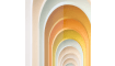 COCO maison - Coco Maison - Moderne - Rainbow Arches toile imprimee 90x140cm