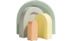 COCOmaison - Coco Maison - Moderne - Rainbow jeu de 4 vases H28-24-20-15cm