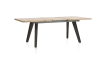 XOOON - Kinna - Scandinavisch design - uitschuiftafel 180 (+ 50) x 100 cm - geheel hout