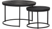 COCOmaison - Coco Maison - Industriel - Shar jeu de 2 tables basse H39+32cm