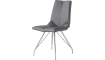 XOOON - Arto - design Scandinave - chaise inox pietement eiffel