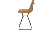 XOOON - Aiden - design Scandinave - chaise de bar - pieds poudres noir - combinaison Calabria/Tatra