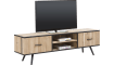XOOON - Kinna - Skandinavisches Design - TV-Sideboard 190 cm - 1-Tuer + 1-Lade + 2-Nischen