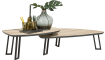 XOOON - Darwin - Minimalistic design - coffee table 110 x 80 cm + moving part