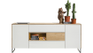 XOOON - Darwin - Minimalistic design - sideboard 2-doors + 3-drawers + 1-niche - 200 cm (+ LED)