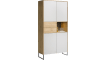 XOOON - Darwin - Minimalistisch design - bergkast 4-deuren + 2-laden + 1-niche - 100 cm (+ LED)