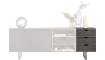 XOOON - Moniz - Minimalistisches Design - Anbauelement Sideboard 50 cm - 3 umdrehbare Laden