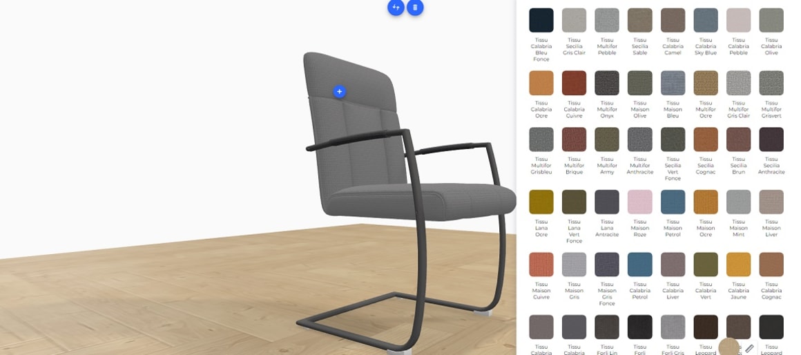 Vous ne parvenez pas à trouver chaussure à votre pied ? Aucune des chaises de salle à manger sur le marché ne s’assortit parfaitement à votre intérieur ? Pourquoi n’essayez-vous pas la conception sur mesure ? En commandant sur Internet, vous pourrez, de plus, modéliser votre chaise en 3D pour un aperçu des plus précis.
