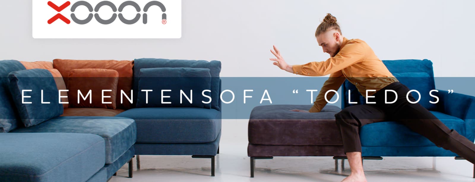 Ein modulares Designsofa