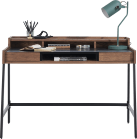 desk 120 x 60 cm + 2-drawers + 4-niches