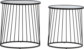 Ray set of 2 side tables H50-45cm