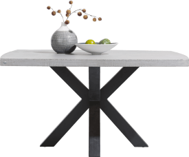 table 130 x 130 cm - plateau beton
