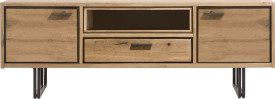 lowboard 170 cm - 2-doors + 1-drawer + 1-niche (+LED)