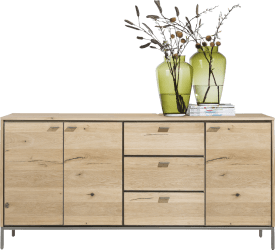 sideboard 180 cm - 3-doors + 3-drawers