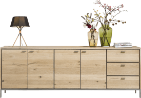 sideboard 240 cm - 4-doors + drawers