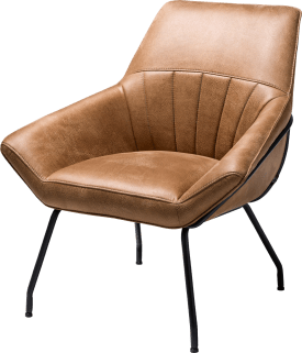 fauteuil - frame off black - stof Rocky