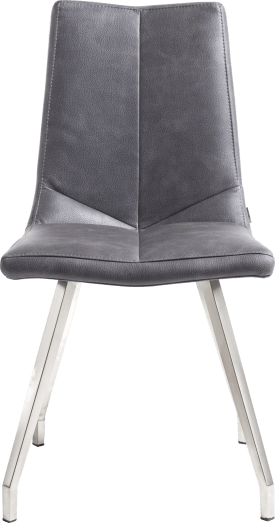 chaise - inox 4-pieds - Pala anthracite