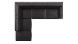 Ottomane klein links - Eckteil - 2,5 Sitzer Armlehne rechts