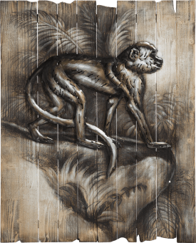 Monkey peinture 73 x 90 cm