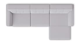 2,5 Sitzer Armlehne links - Longchair rechts