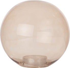 Lia - vervanging glas - 15 cm transparant / bruin