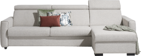 slaapbank 3-zits + longchair rechts + box (bed 160 x 190 cm)