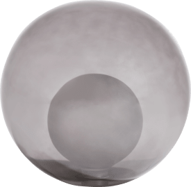 Malin - Ersatzglas - 18 cm transparent / grau / anthrazit