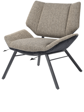 fauteuil - zitdiepte manueel verstelbaar