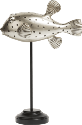 Globe Fish figurine H31cm