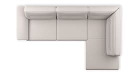 3-places + ottomane droite