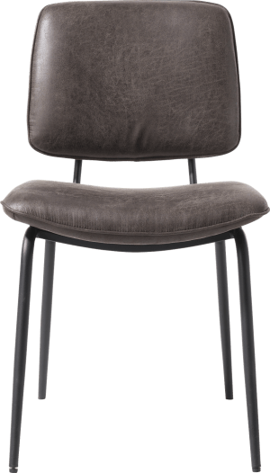 chaise - cadre off black - tissu Secilia