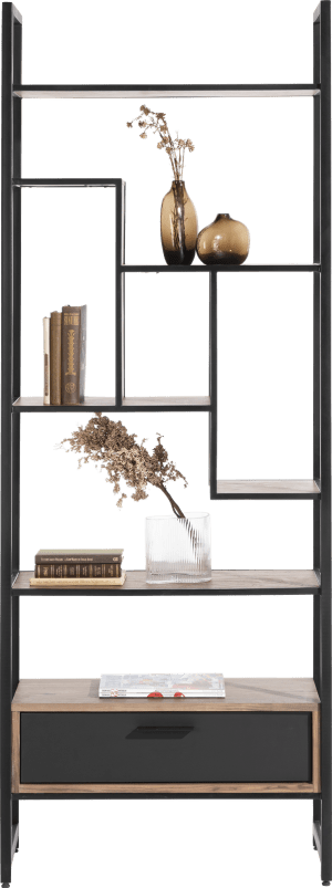 roomdivider / bibliotheque 75 cm - 1-tiroir T&T + 7-niches