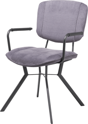 fauteuil 4 pieds avec liaison croisée - tissu maison