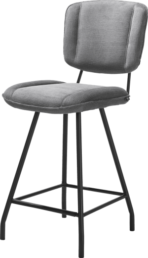 chaise de bar 4 pieds - tissu maison