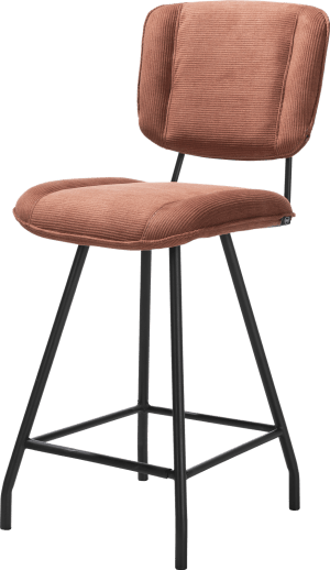 chaise de bar 4 pieds - tissu maison
