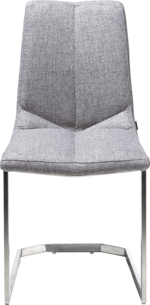 chaise pied inox traineau carre - Lady gris ou mint