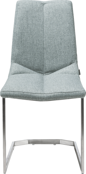 chaise pied inox traineau carre - Lady gris ou mint