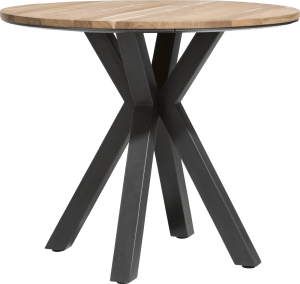 table de bar ronde 110 cm - kikar massif + MDF