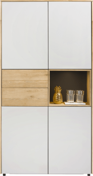 cabinet 4-doors + 2-drawers + 1-niche - 100 cm (+ LED)